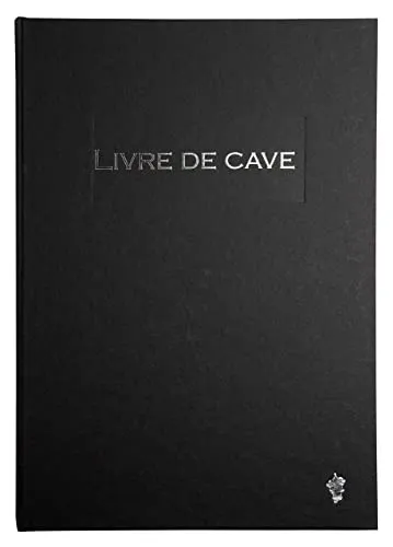Exacompta 397191D - LIVRE DE CAVE 297X210 96 PAGES NOIR