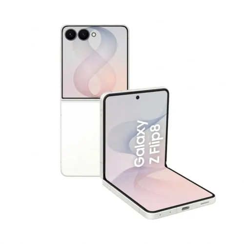 Samsung Galaxy Z Flip8 AI Smartphone, 256 GB Speicher, 12 GB RAM, Cream