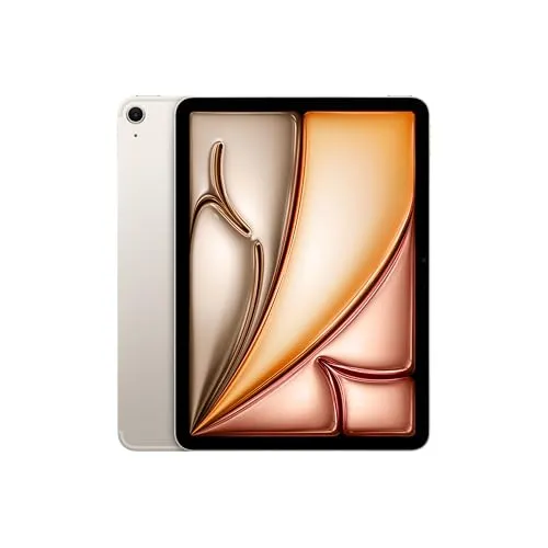 Apple iPad Air 11" mit M3 Chip: Apple Intelligence, Liquid Retina Display, 1 TB, 12 MP Frontkamera/Rückkamera, WLAN 6E + 5G Mobilfunk, Touch ID, Batterie für den ganzen Tag – Polarstern