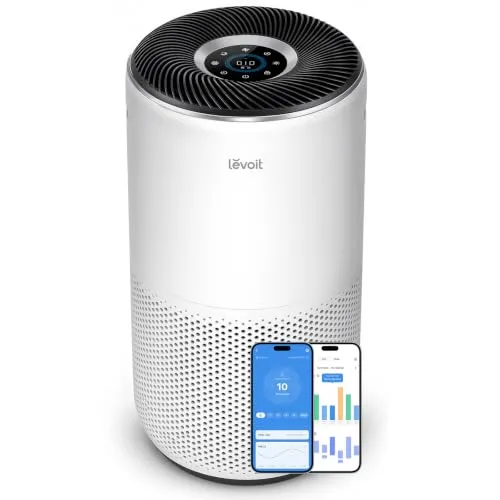 Levoit Purificateur d'Air CADR400m³/h jusqu'à 83m² Intelligent avec Capture