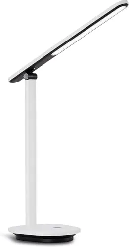 PHILIPS LED Lampada da Tavolo Ivory, Dimmerabile, Batteria da 300mAh 2700-5000K, 5W, Bianco