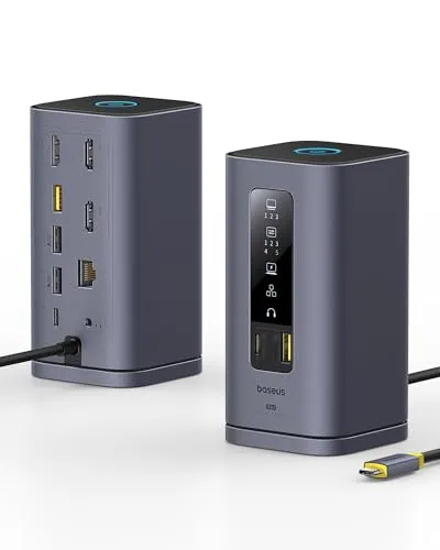 Baseus Spacemate 11 in 1 Displaylink Docking Station 3 Monitore für macOS