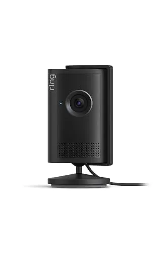 Ring Innenkamera Plus (Indoor Camera Plus, neueste Generation), für dein Zuhause oder Unternehmen, Sicherheitskamera mit Netzstecker, Retinal 2K, 4x-Zoom, manuelle Objektivabdeckung