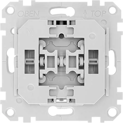 TechniSat Smart-Home - Interruptor de serie (Z-Wave Plus, control inteligente de la luz a través de la aplicación, compatible con el programa de conmutación Merten)