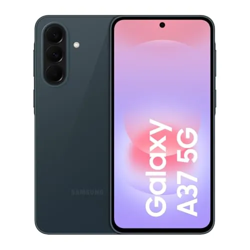 Samsung Galaxy A37 5G, Schlankes AI-Smartphone, Awesome Intelligence, 256 GB Speicherplatz, 50 MP Weitwinkel-Kamera, Bis zu 2 Tage Akkulaufzeit, IP68, Awesome Graygreen, 2,5 Jahre Herstellergarantie