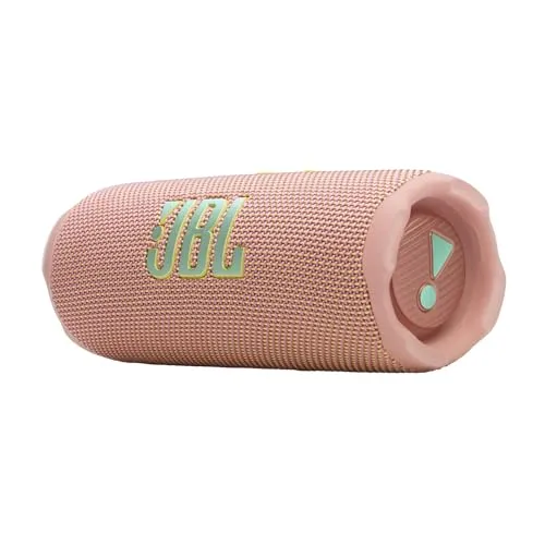 JBL Flip 7, kabelloser tragbarer Bluetooth-Lautsprecher, 16 Stunden Akkulaufzeit, IP68 wasserdicht, Staub- und stoßfest, JBL Pro Sound mit AI Boost, Auracast Multi-Speaker-Verbindung, Rosa