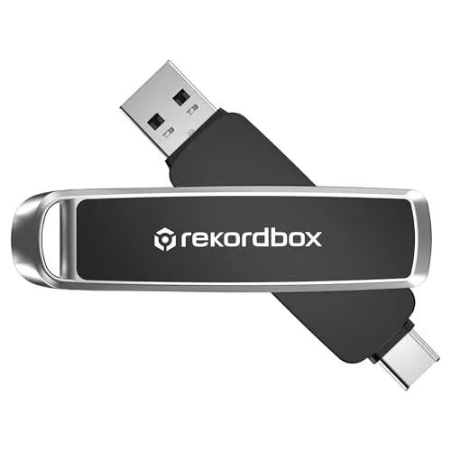 SANDISK DJ Flash-Laufwerk 512 GB (getestet und optimiert für Pioneer DJ & AlphaTheta, Dual Drive mit USB-C/USB-A, bis zu 1.000 MB/s Lesen & 900 MB/s Schreiben, inkl. rekordbox Creative-ABO)