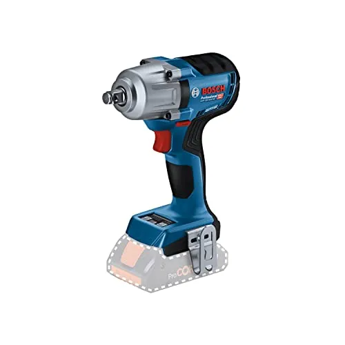 Bosch Professional 18V System atornillador de impacto a batería GDS 18V-450 HC (par de apriete 450 Nm, par de arranque 800 Nm, sin batería/cargador) Battery Powered