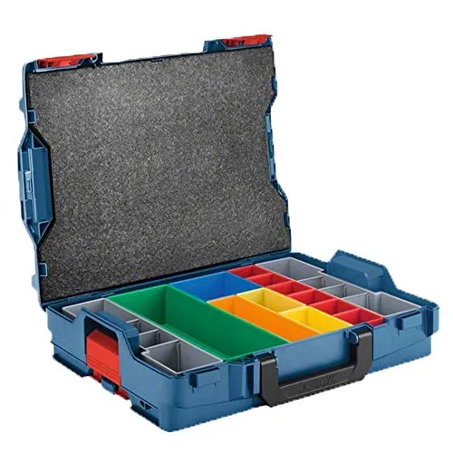 Bosch PRO Handwerkoffersystem L-BOXX 102 (Belastbarkeit bis 100 kg) + 13-tlg.-Einsatzbox-Set für L-BOXX