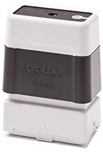 Brother PR1438B6P Timbro Nero Dimensione 14x38 mm- Confezione da 6 pezzi