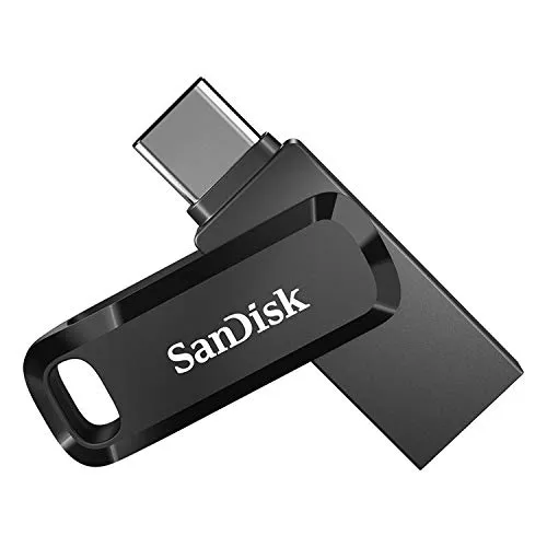 SanDisk 1TB Ultra Dual Drive Go Memoria flash USB Type-C, con conectores USB Type-C y Type-A reversibles, para smartphones, tabletas, Macs y ordenadores, hasta 400 MB/s, Negro