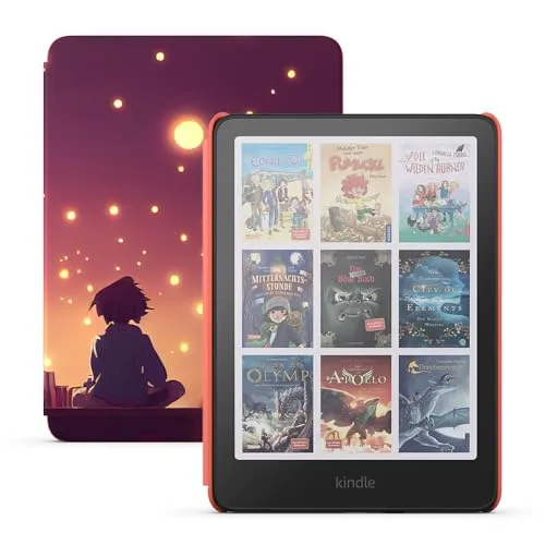Amazon Kindle Colorsoft Kids (neueste Generation) – Der erste Farb-Kindle für Kinder, mit Hülle – 16 GB – Sternenzeit