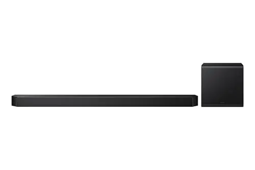 Samsung HW-Q810GF Q-Series 5.1.2-Kanal-Soundbar für Fernseher, Kabelloser 6,5"-Subwoofer, Kabelloses Dolby Atmos und DTS:X, SpaceFit Sound Pro, Q-Symphony