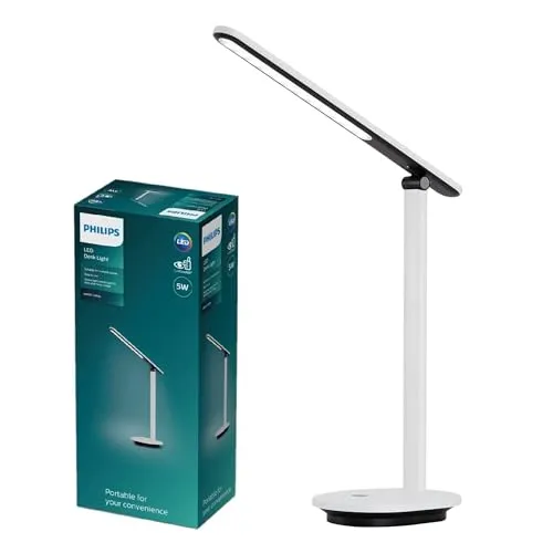 PHILIPS Lighting 8719514420410 Lámpara Flexo, Color Blanco