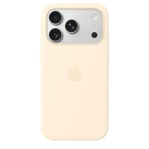 Apple iPhone 17 Pro Silikon Case mit MagSafe - Vanille ​​​​​​​