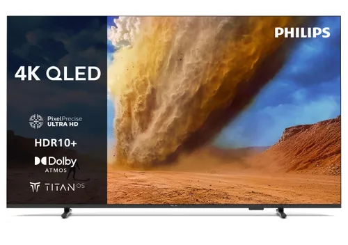 PHILIPS 43PUS7800 4K QLED Smart TV - 43 Zoll Display mit Pixel Precise Ultra HD, Titan OS Plattform und Dolby Atmos Sound - Funktioniert mit Alexa und Google Sprachassistent, 2025