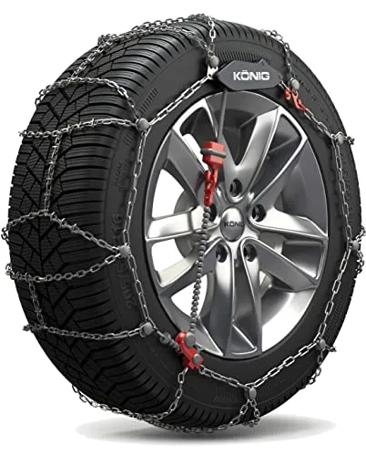 KÖNIG CL-10 045 - Cadenas para la nieve, 2 piezas