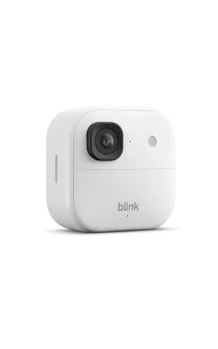 Caméra extérieure 2K+ Blink (nouvelle génération) — Caméra de surveillance connectée sans fil, résolution vidéo 2K, audio amélioré, module de synchronisation requis, non inclus—Caméra additionnelle