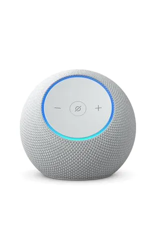 Amazon Echo Dot Max (neueste Generation), Lautsprecher mit raumfüllendem Klang und integriertem Smart-Home-Hub, Weiß, mit Alexa+ Early Access