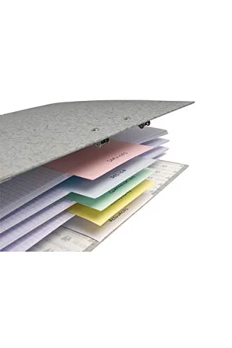 Paquet 100 fiches intercalaires horizontales 105x240mm