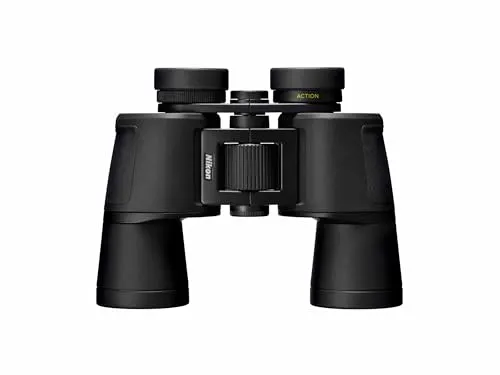 Nikon Action 8x42 Fernglas (leicht zu Tagen und zu bedienen, Gute räumliche Sicht, für Wanderungen, Reisen und Naturbeobachtung, für Brillenträger geeignet)
