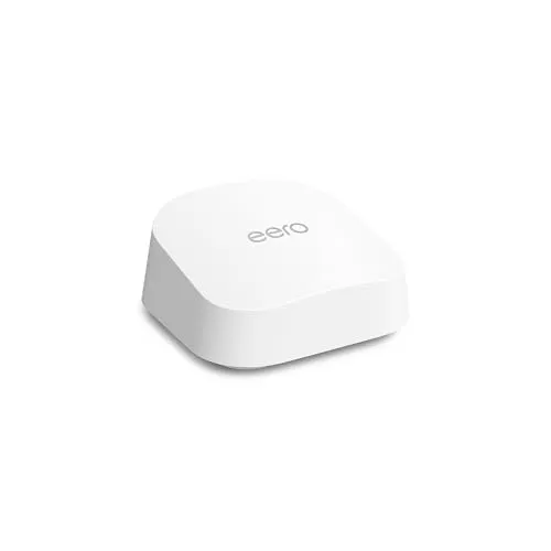 Router Wi-Fi 7 mesh dual-band Amazon eero 7 (modello più recente) - Supporta connessioni Internet fino a 2,5 Gbps, copertura fino a 190 m², confezione da 1