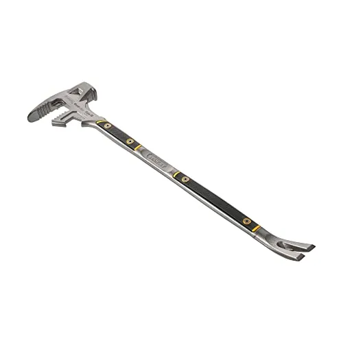 STANLEY FatMax Abbruchwerkzeug Brecheisen Fubar III, 5-in-1 mit Vorschlaghammer, Nagelschlitz, Backen für Hölzer und Stemmeisen, 4 kg, Schwarz/Silber, 1-55-120
