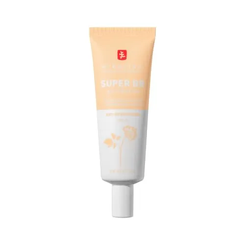 Erborian Super BB - Getönte Tagescreme, pflegt das Gesicht und hilft gegen Unreinheiten - Koreanische Gesichtspflege mit Ginseng und Niacinamid - Pflegende BB Creme, hohe Deckkraft - Nude - 40 ml