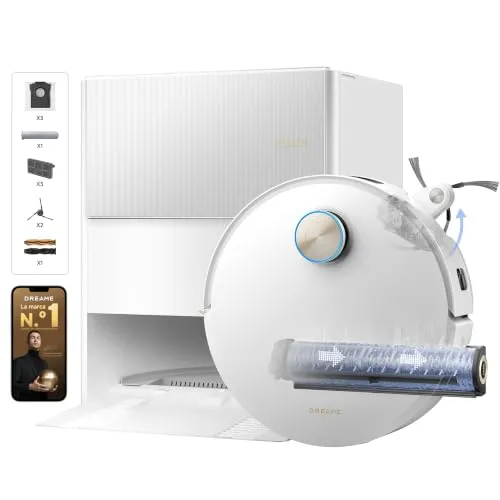 dreame Aqua10 Ultra Roller Complete, Robot Aspirador con Mopa AquaRoll